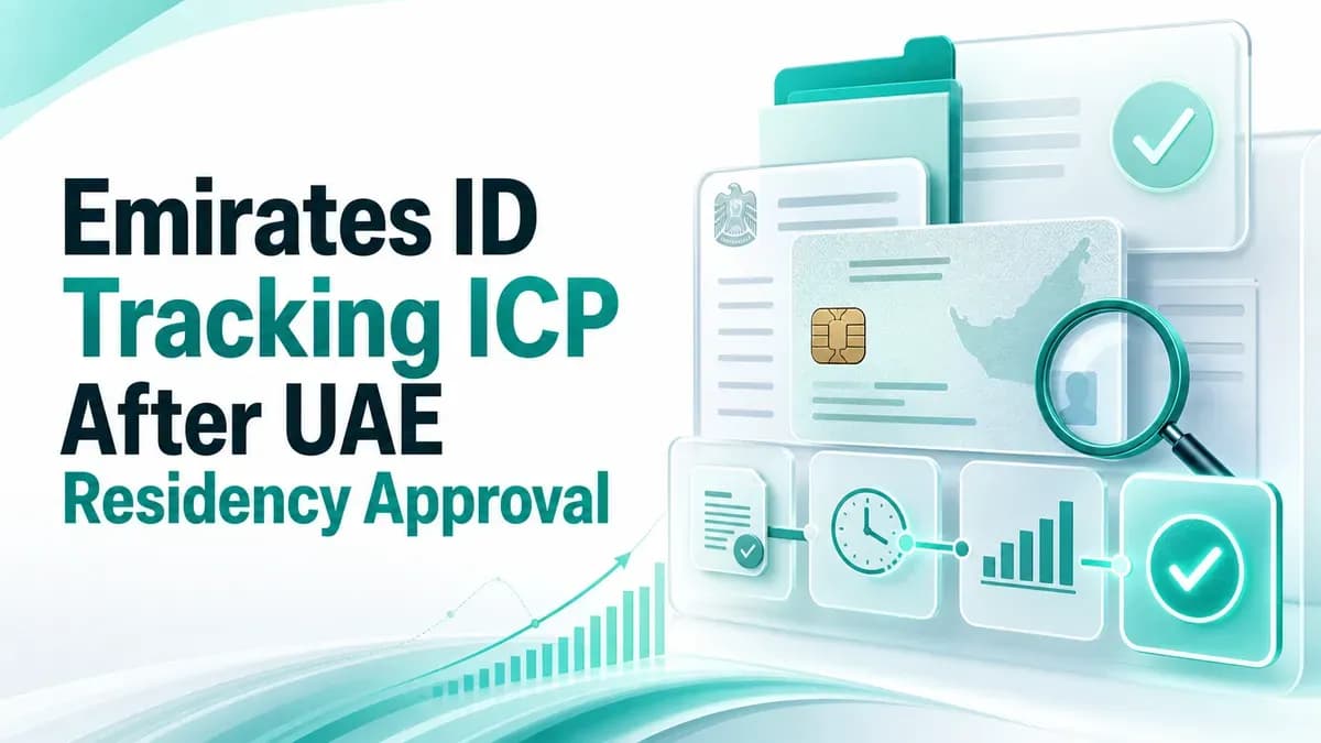 Emirates ID Tracking ICP After UAE Residency Approval